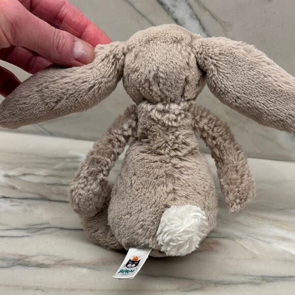 Retiring: jellycat bashful beige bunny, 7.5 inches, new without tags - Picture 2 of 6